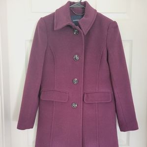Lands End womens wool peacoat